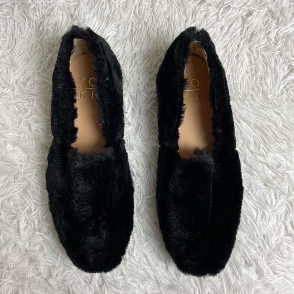 Black Dark Sleeping Pixie Fuzzy Slippers Dolls Kill - Picture 2 of 7